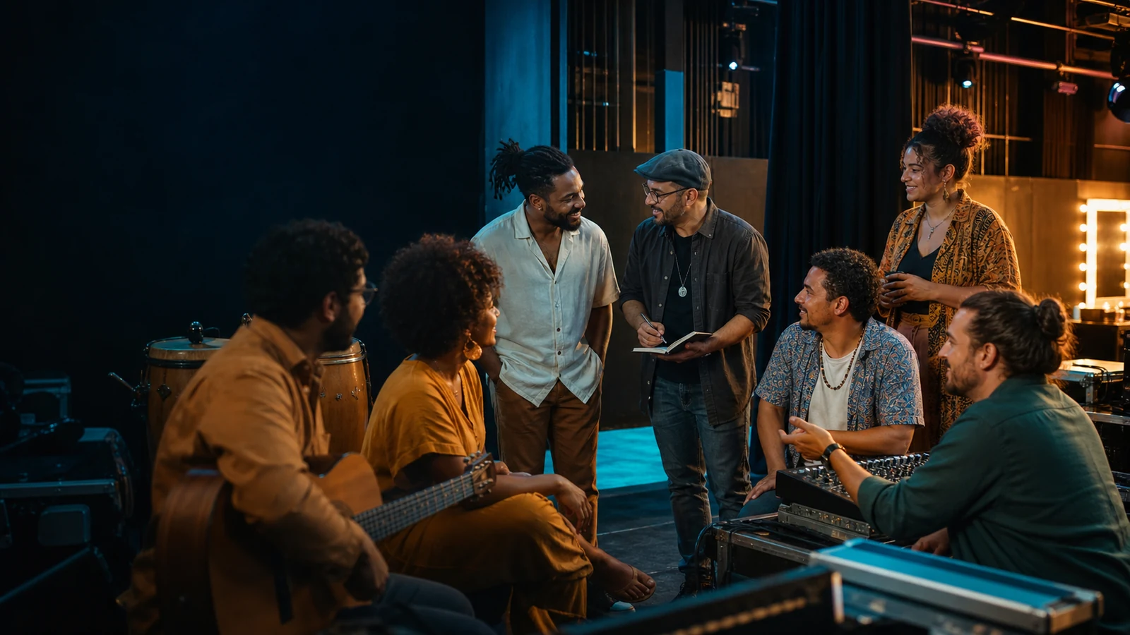 Aula musical e troca de conhecimento no Campus ATC